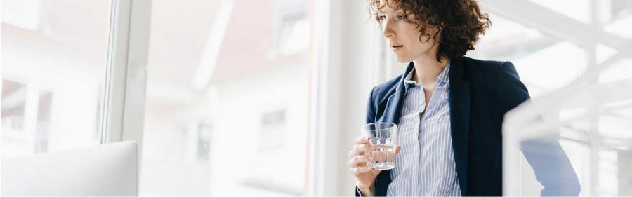 Wasser im Büro