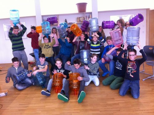 Musikunterricht mit Wasser