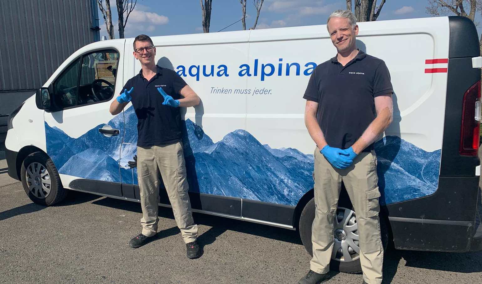 Wir Sind Fuer Sie Da Aqua alpina Wasserspender sind für Sie Da