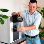 Leitungsgebundener Wasserspender Soda Premium Nimmt Sich Wasser aus Soda Premium