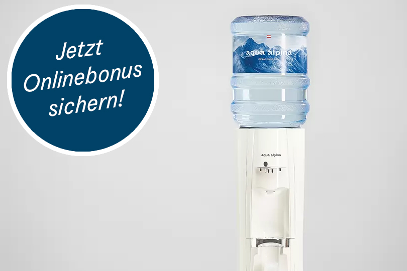 Produktbild Onlinebonus Alpenwasserspender Weiss