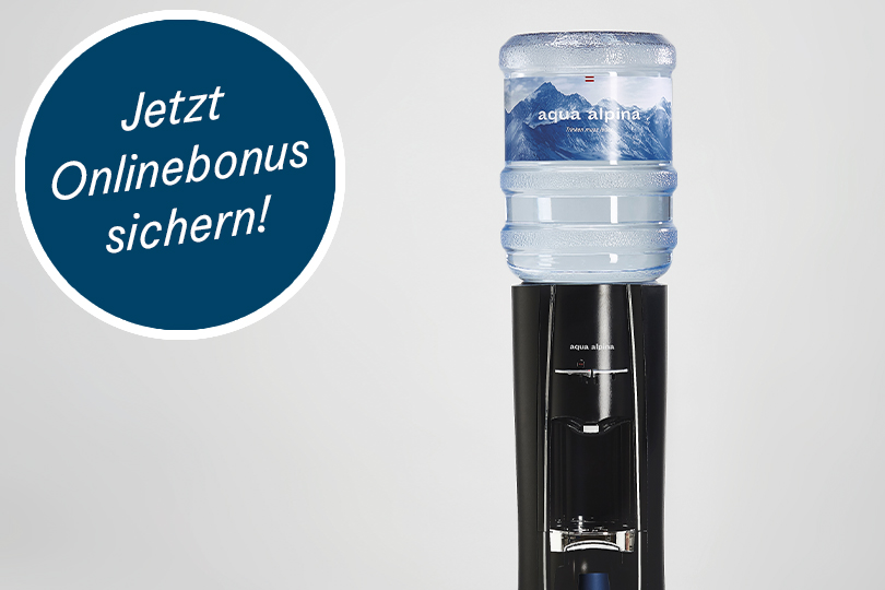 Onlinebonus Produktbild Alpenwasserspender mit Onlinebonus