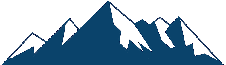 Berge Freigestellt Dunkelblau
