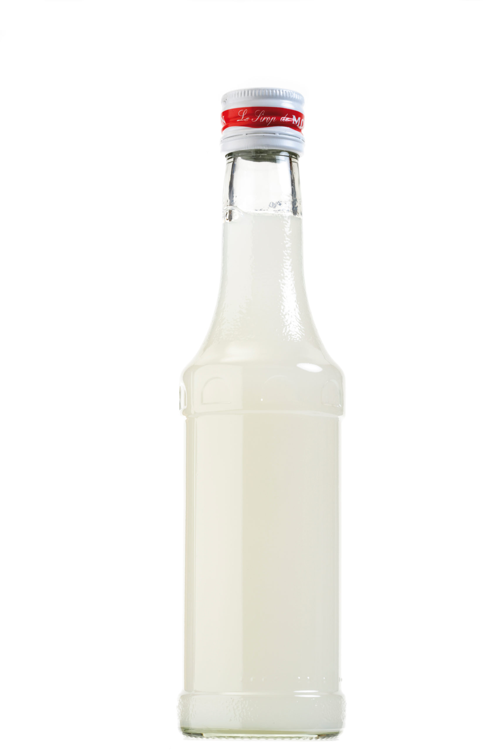 Flasche Mit Weißer Flüssigkeit zuckersirup