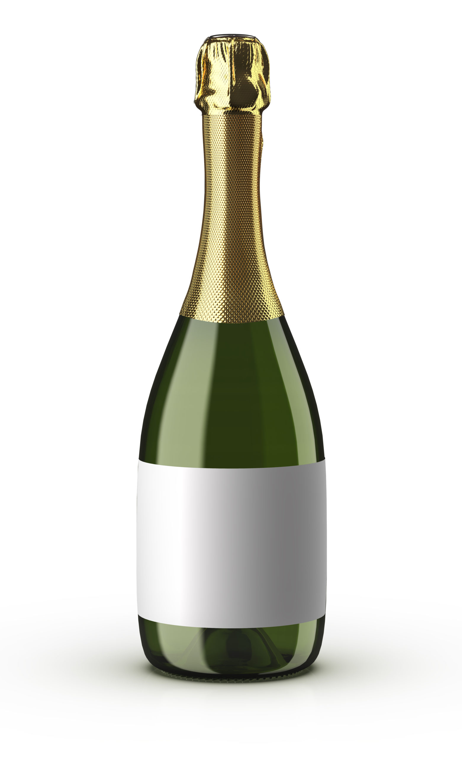 3d,Wine,Bottle.,Isolated,On,White,Background.,Bottle,Used,For prosecco flasche