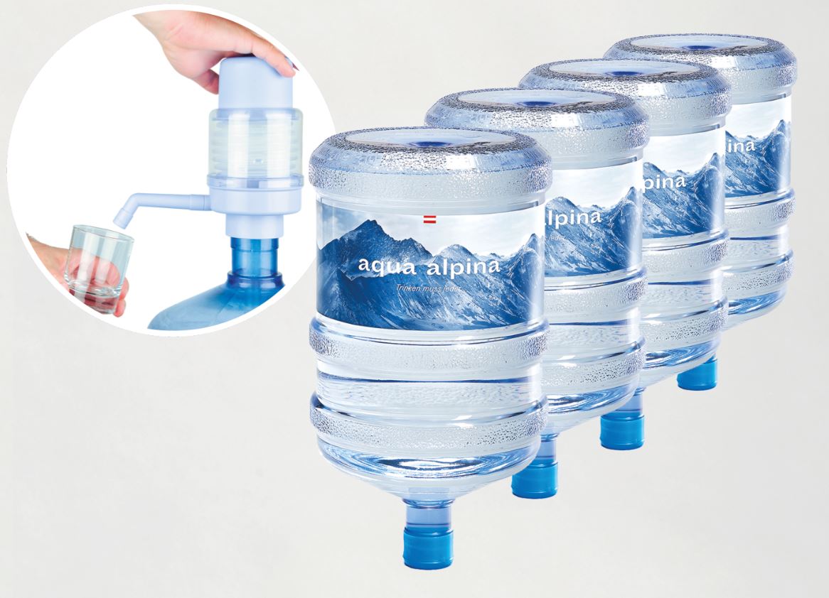 Wasserflaschen Mit Handpumpe